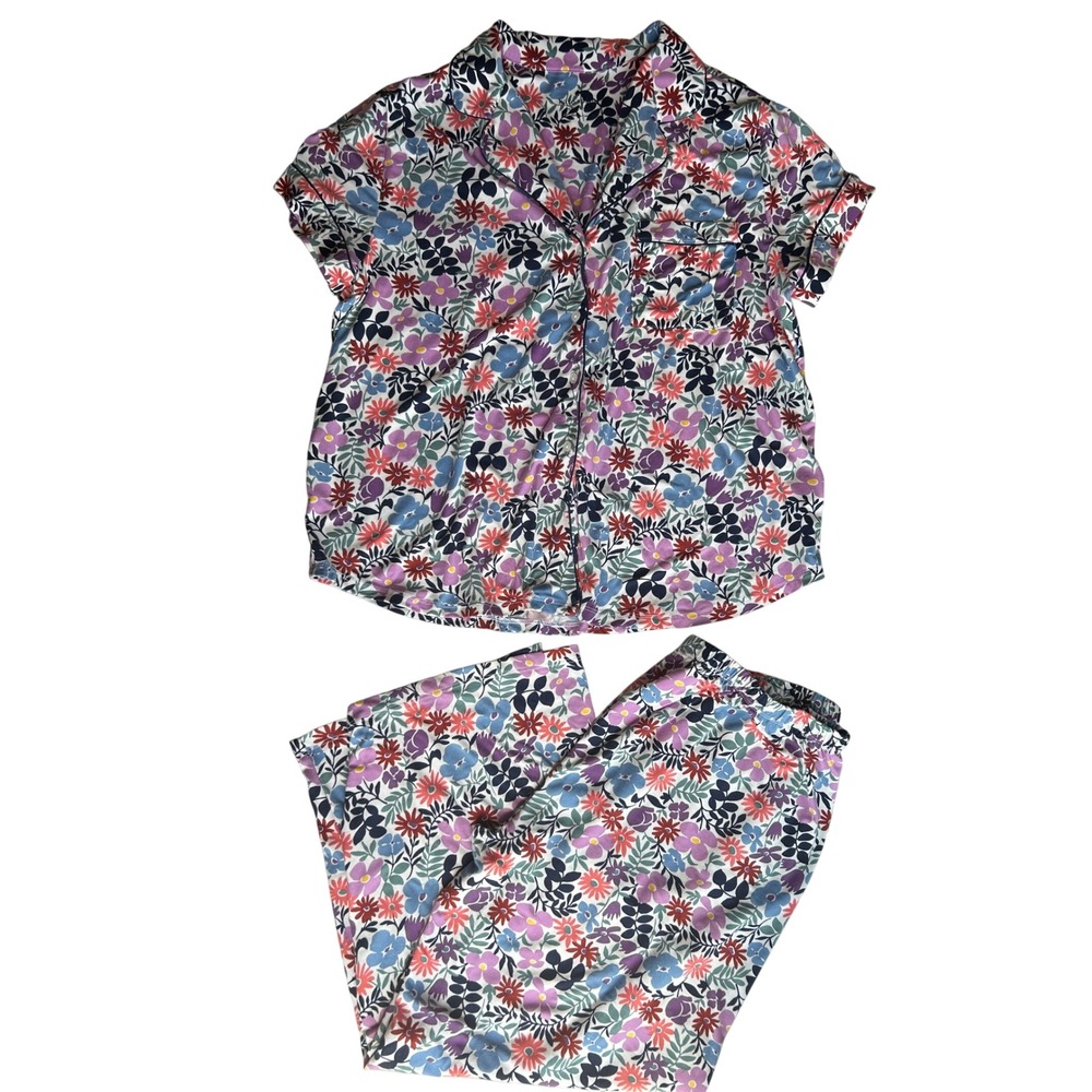 Kate Spade Floral Pajama set Women XL